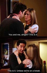 Ross and Rachel Break